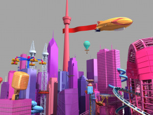 Music City 3D मॉडल