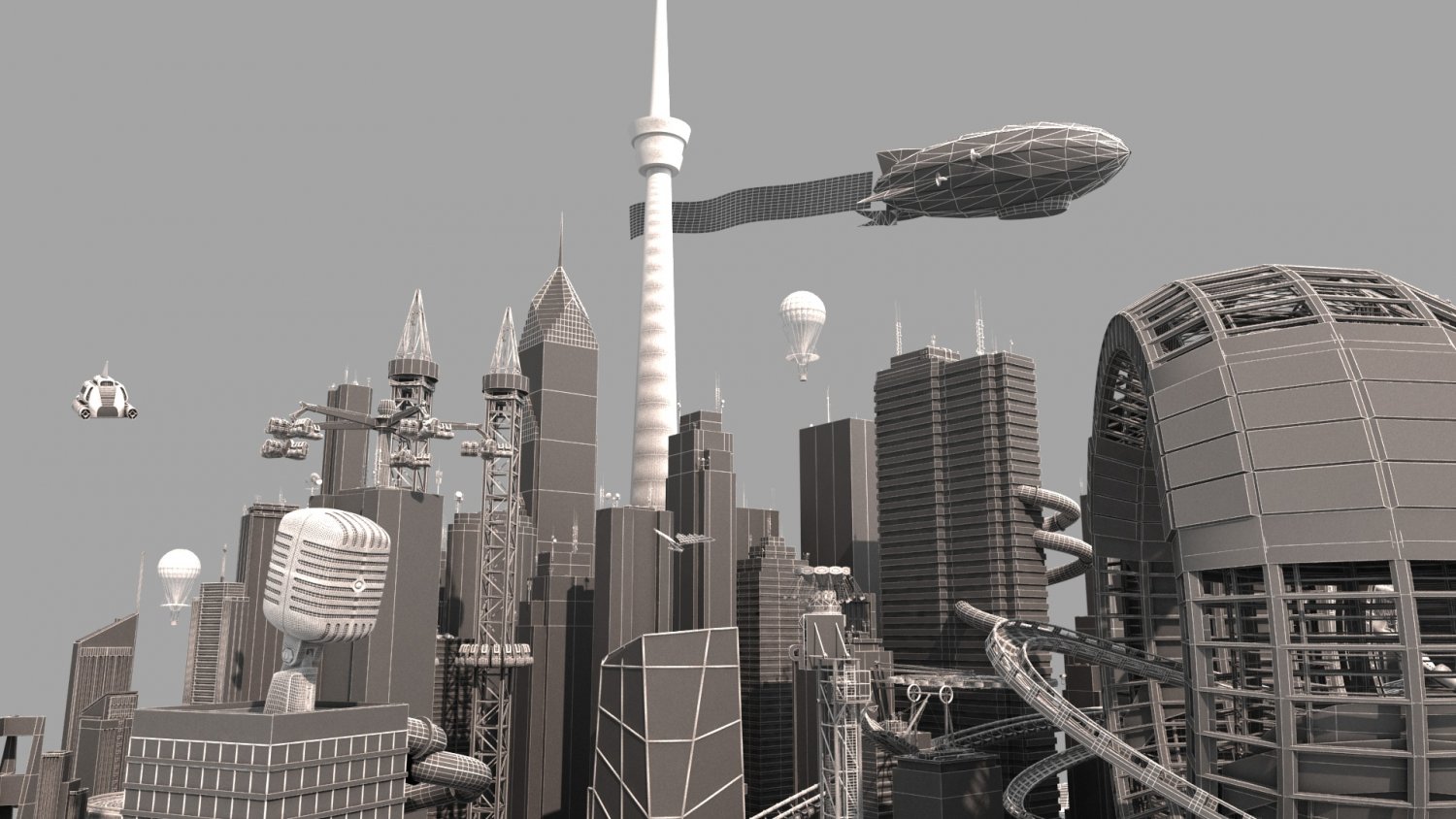 Music City 3D Модель In Здания 3DExport