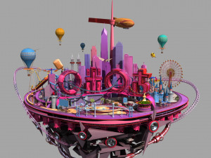 Music City 3Dモデル