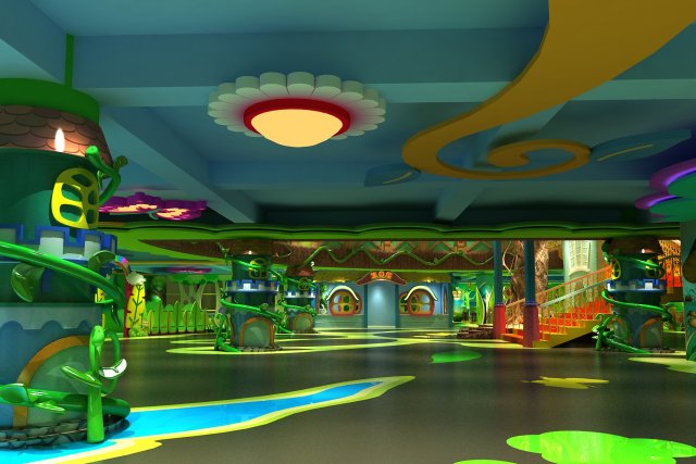 Kindergarten Modello 3D .c4d .max .obj .3ds .fbx .stl .blend 