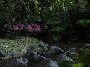 Mountain stream Modelo 3D