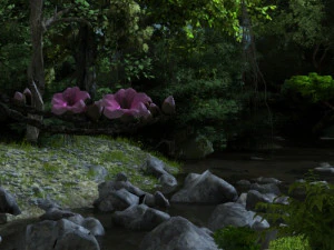 Mountain stream 3D Model