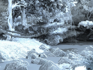 Mountain stream Modelo 3D