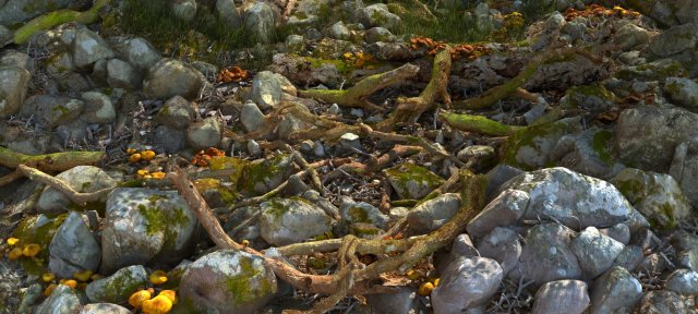 Forest ground 3Dモデル .c4d .max .obj .3ds .fbx .stl .blend 