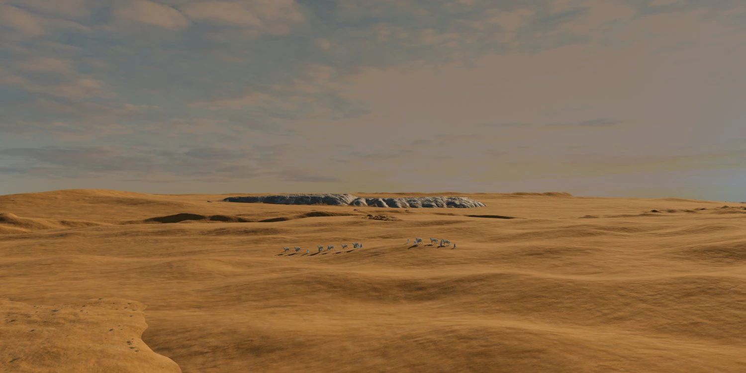 Desert 3D Model .c4d .max .obj .3ds .fbx .stl .blend 