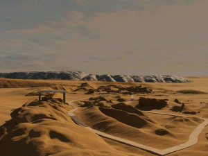 Desert 3D Model