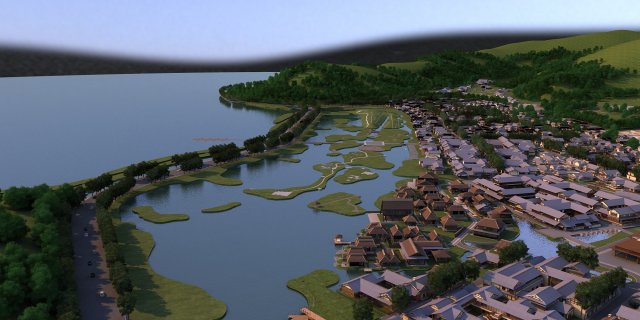 Ancient town 3D Model .c4d .max .obj .3ds .fbx .stl .blend 