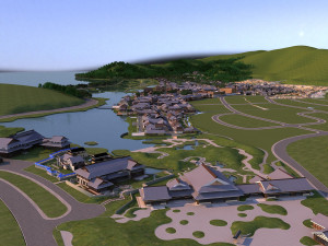 Ancient town 3D Model