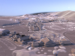 Ancient town 3D Model