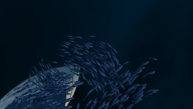 Shoal of fish Modèle 3D .c4d .max .obj .3ds .fbx .stl .blend 