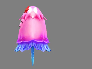 Cartoon jellyfish 3D Model