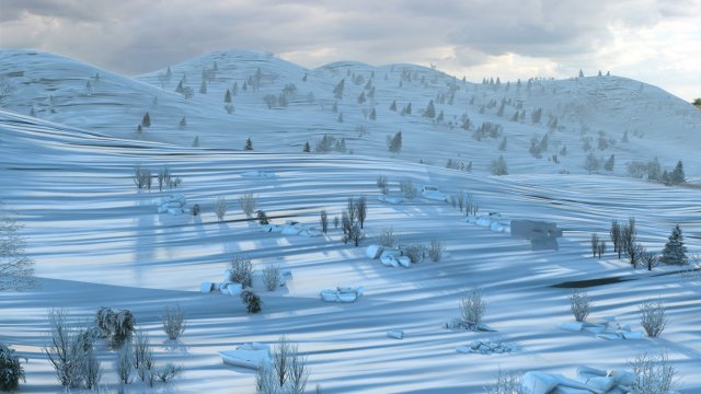 Snow mountain 3Dモデル .c4d .max .obj .3ds .fbx .stl .blend 