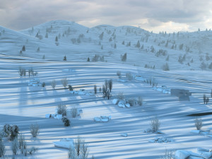Snow mountain 3Dモデル