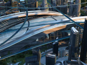 Citt&agrave; futura Modello 3D