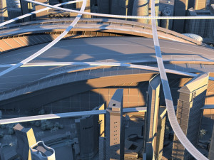Future City Model 3D