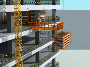 Construction site 3D Model