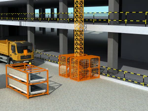 Construction site 3D Model