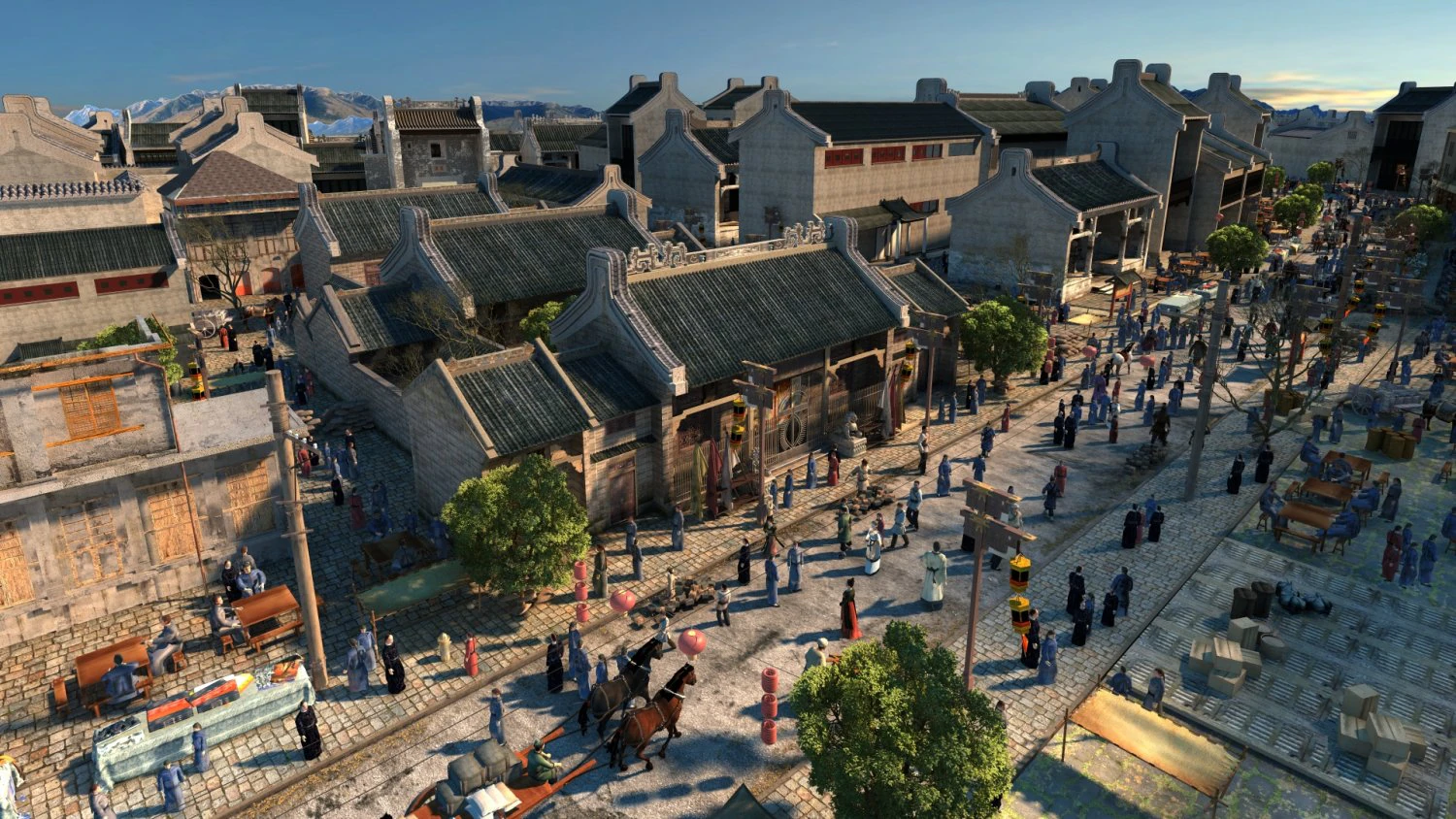 Ancient town 3D Model .c4d .max .obj .3ds .fbx .stl .blend 