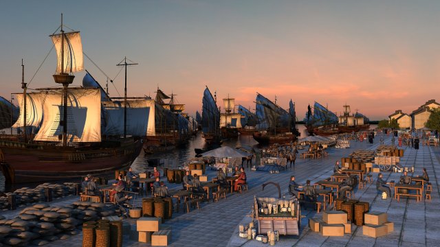 Ancient pier Model 3D .c4d .max .obj .3ds .fbx .stl .blend 