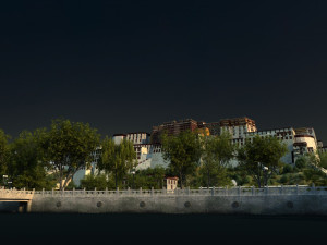 Tibet Potala Palace 3D Model