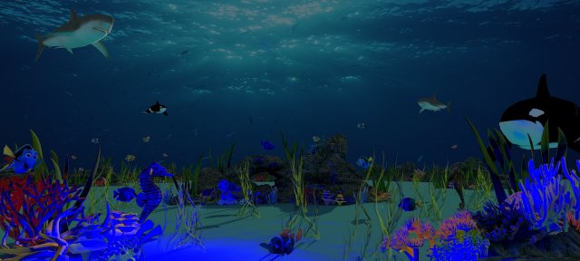 Seabed 3D Модель .c4d .max .obj .3ds .fbx .stl .blend 