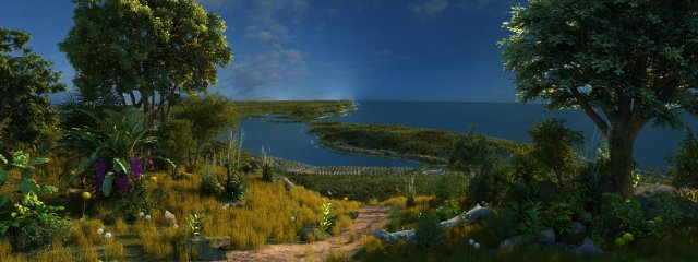 Lakeside Model 3D .c4d .max .obj .3ds .fbx .stl .blend 