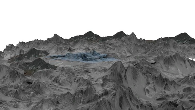 Montanha Modelo 3D .c4d .max .obj .3ds .fbx .stl .blend 