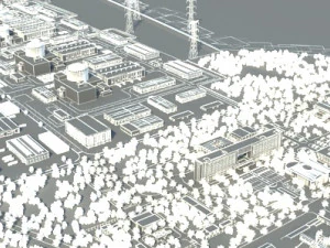 Island factory 3D Model