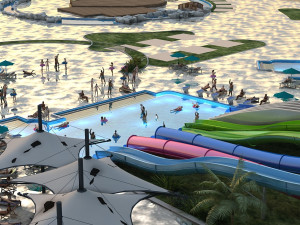 Swimming pool 3D Modell