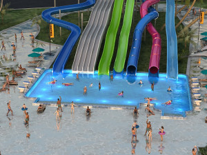 Swimming pool 3D Modell