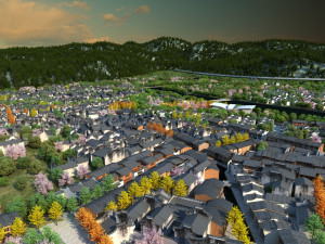 Ancient town 3D Model