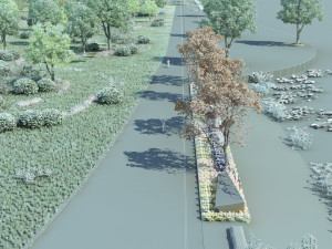 Runway around the lake Modelo 3D