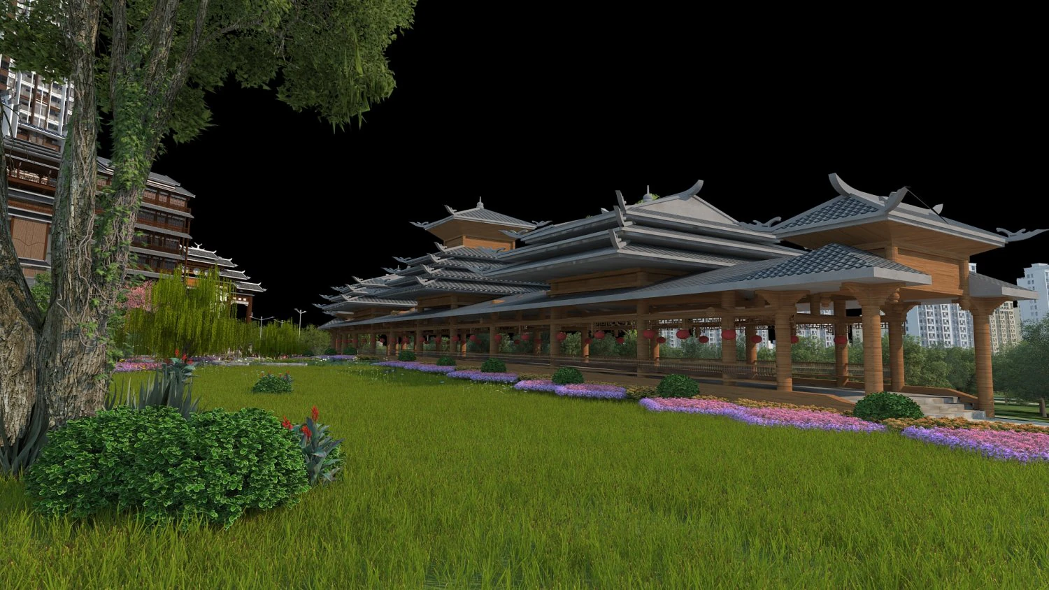 Ancient building 3D Model .c4d .max .obj .3ds .fbx .stl .blend 
