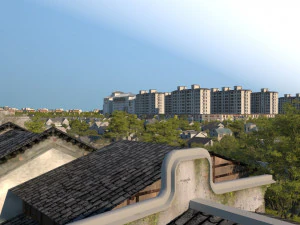 Ancient town 3D Model