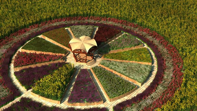 Gazebo 3D Модель .c4d .max .obj .3ds .fbx .stl .blend
