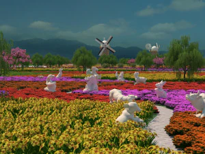 Garden 3D Model