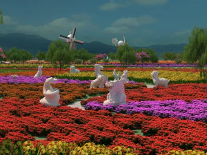 Garden 3D Model
