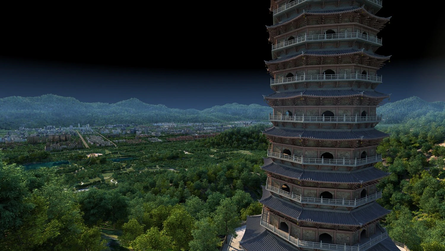 Ancient tower 3D Model .c4d .max .obj .3ds .fbx .stl .blend 
