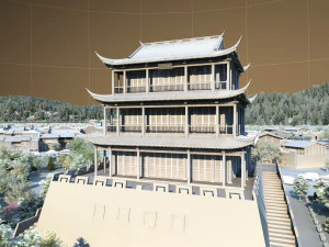 Ancient architecture 3D Model