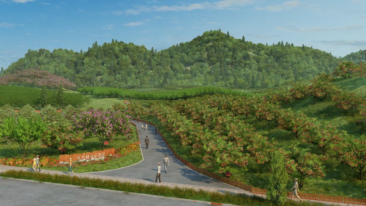 Orchard 3D Model .c4d .max .obj .3ds .fbx .stl .blend 