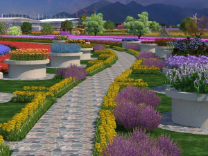 Garden 3D Model