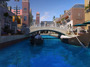 Water city 3D Модель