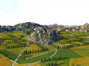 Terreni agricoli Modello 3D