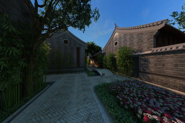 Ancient building 3D Model .c4d .max .obj .3ds .fbx .stl .blend 