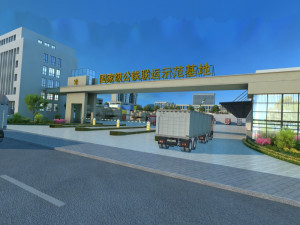 Customs building 3D Model