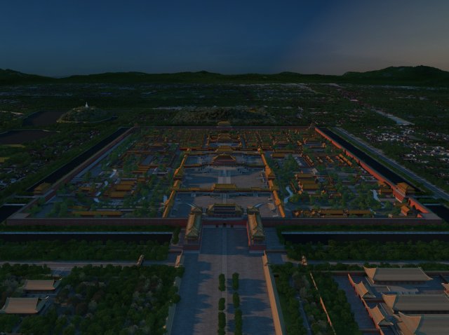 Forbidden city 3D मॉडल .c4d .max .obj .3ds .fbx .stl .blend 