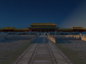 Forbidden city 3D मॉडल