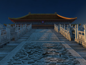 Forbidden city 3D मॉडल