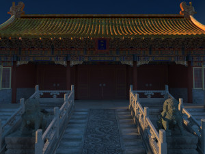 Forbidden city 3D मॉडल
