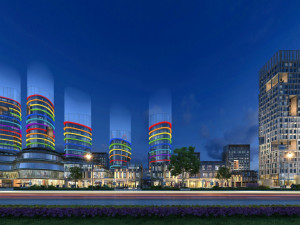 City building 3D Model